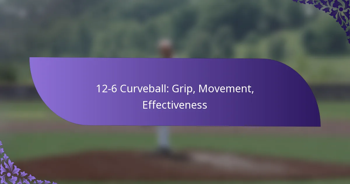 12-6 Curveball: Grip, Movement, Effectiveness