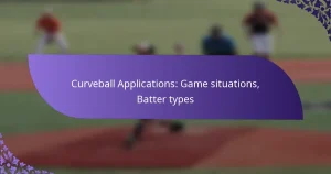 Curveball Applications: Game situations, Batter types