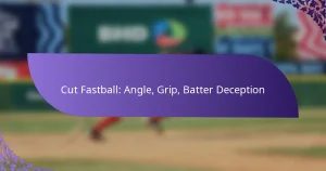 Cut Fastball: Angle, Grip, Batter Deception