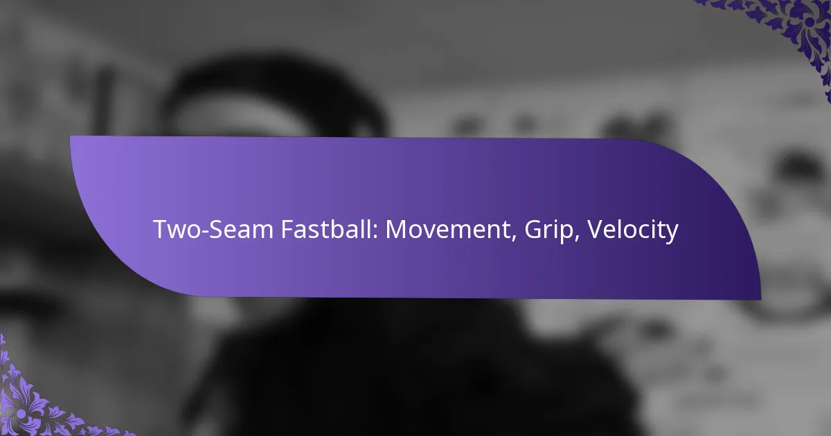 Two-Seam Fastball: Movement, Grip, Velocity